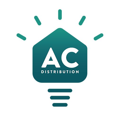 Logo AC Distribution, site e-commerce matériel électrique pour professionnel