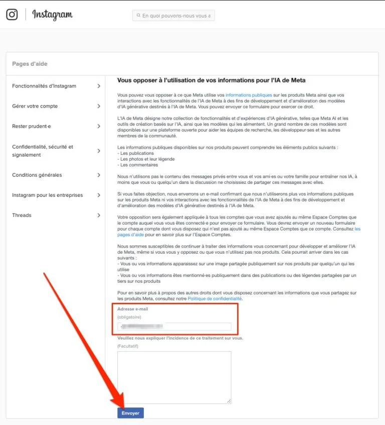 Meta Ai Empecher Meta De Collecter Vos Donnees Publiques Pour Entrainer Son Ia 7 768x846
